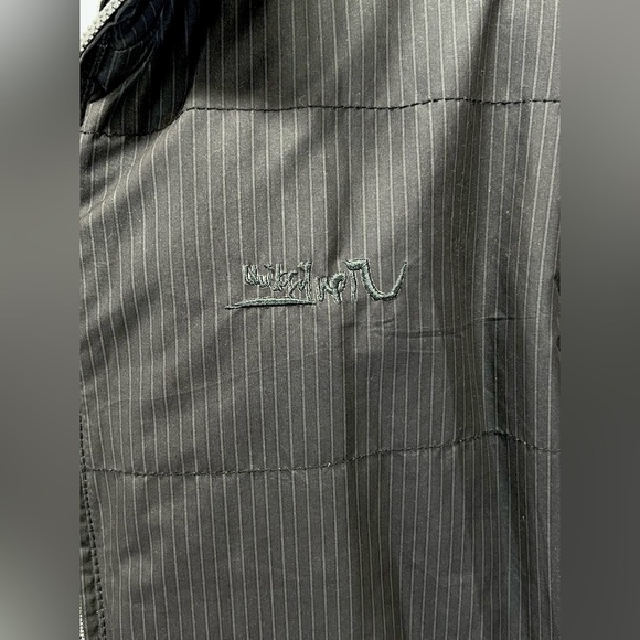 QUIKSILVER Men's Black Puffer Jacket with Stand-Up Collar size L - Picture 3 of 15